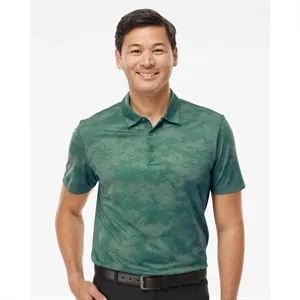 Adidas Men's All Over Camo Print Polo - A550 | https://www.bestnamebadges.com