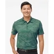 Adidas Men's All Over Camo Print Polo - A550 | https://www.bestnamebadges.com