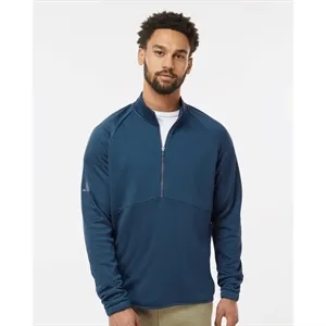 Adidas Men's Performance Quarter-Zip Pullover - A587 | https://www.bestnamebadges.com