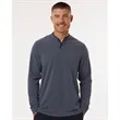 Adidas Men's Henley Long Sleeve T-Shirt - A597 | https://www.bestnamebadges.com