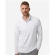 Adidas Men's Textured Stripe Quarter-Zip Pullover - A708 | https://www.bestnamebadges.com