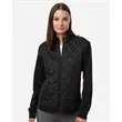 Adidas Women's Ultimate Quilted Full-Zip Jacket - A1009 | https://www.bestnamebadges.com