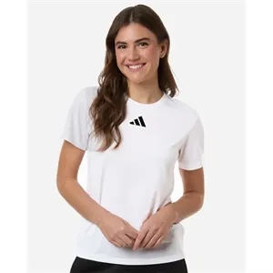 Adidas Women's Pregame T-Shirt - AT102 | https://www.bestnamebadges.com