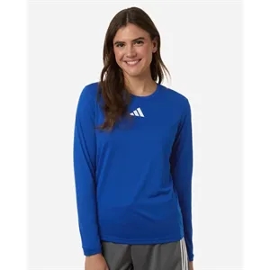 Adidas Women's Pregame Long Sleeve T-Shirt - AT105 | https://www.bestnamebadges.com