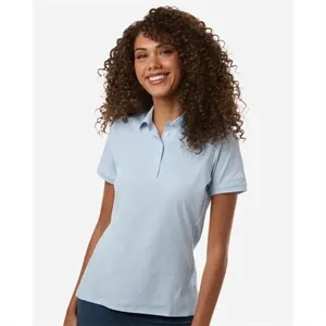 Adidas Women's Ultimate365 Tour Twistknit Polo - A1016 | https://www.bestnamebadges.com