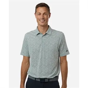 Adidas Men's Ultimate365 Mesh Tango Print Climacool Polo ... | https://www.bestnamebadges.com