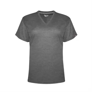 Badger Women's FitFlex Performance V-Neck T-Shirt - 1002 | https://www.bestnamebadges.com