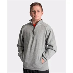 Badger Men's Quarter-Zip Sweatshirt - 1286 | https://www.bestnamebadges.com