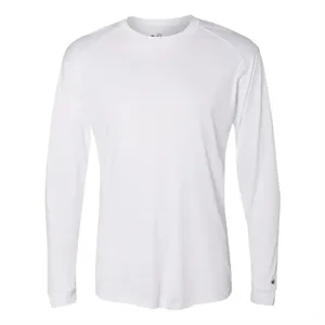 Badger Men's Ultimate SoftLock™ Long Sleeve T-Shirt - 4004 | https://www.bestnamebadges.com