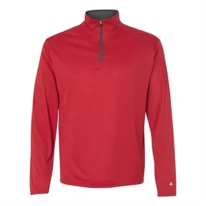 Badger Men's B-Core Quarter-Zip Pullover - 4102 | https://www.bestnamebadges.com