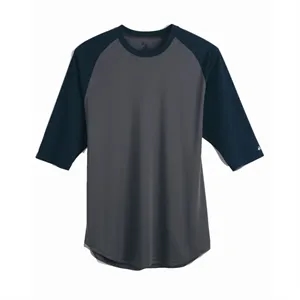 Badger Men's B-Core Three-Quarter Sleeve Baseball T-Shirt... | https://www.bestnamebadges.com