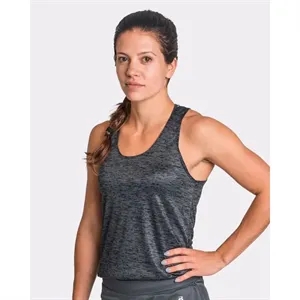 Badger Women's Tonal Blend Racerback Tank Top - 4161 | https://www.bestnamebadges.com