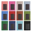 Slim Leather Card Holder Wallet W/ Clear Window | https://www.bestnamebadges.com
