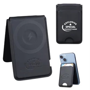 Magnetic Card Wallet & Wireless Charging Stand