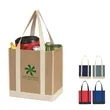 Non-Woven Two-Tone Shopper Tote Bag | https://www.bestnamebadges.com