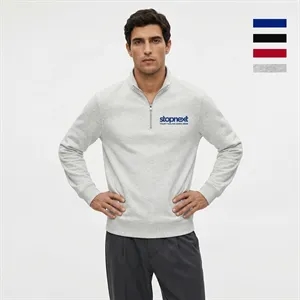 8oz Cotton Quarter Zip Sweatshirt