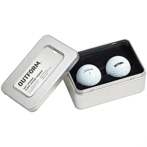 Titleist® TruFeel 2-Golf Ball Business Card Tin
