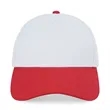 Custom Two Tone 5 Panel Cotton Twill Cap For Branding | https://www.bestnamebadges.com