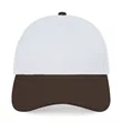 Custom Two Tone 5 Panel Cotton Twill Cap For Branding | https://www.bestnamebadges.com