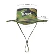 Custom Dye Sublimated Wide Brim Bucket Hat | https://www.bestnamebadges.com