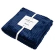 Raleigh Recycled Ribbed Flannel Blanket | https://www.bestnamebadges.com