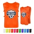 Custom Training Pinnies With Elastic Side | https://www.bestnamebadges.com