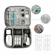 Portable Electronics Organizer Travel Cable Storage Bag | https://www.bestnamebadges.com