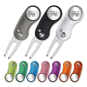 Golf Divot Repair Tool  with Magnetic  Ball Marker