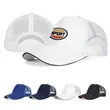 Classic 5 Panel Trucker Hat With Sandwich Visor | https://www.bestnamebadges.com
