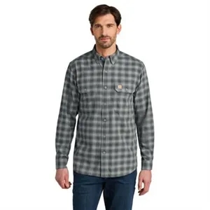 Carhartt Rugged Flex Plaid Long Sleeve Shirt | https://www.bestnamebadges.com