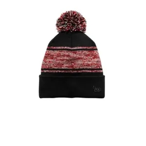 New Era Knit Chilled Pom Beanie | https://www.bestnamebadges.com