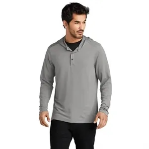OGIO Luuma Flex Hooded Henley | https://www.bestnamebadges.com