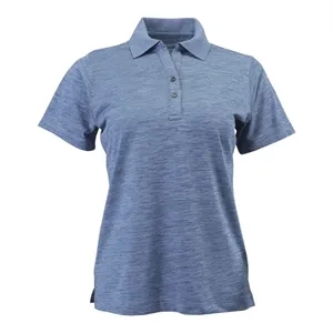 Paragon Women's Dakota Striated Heather Polo - 131 | https://www.bestnamebadges.com