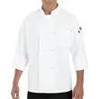 Chef Designs Eight Knot Button Chef Coat With Thermometer... | https://www.bestnamebadges.com