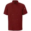 Chef Designs Mimix™ Short Sleeve Chef Coat With OilBlok -... | https://www.bestnamebadges.com