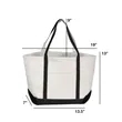 Open Canvas Boat Bag | https://www.bestnamebadges.com