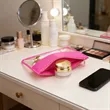 Clear PVC Waterproof Makeup Case Zipper Toiletry Bag | https://www.bestnamebadges.com