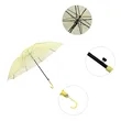 41.3"Arc Auto Open Clear Umbrella With J Handle | https://www.bestnamebadges.com
