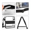 PVC Crossbody Bag Stadium Approved Clear | https://www.bestnamebadges.com