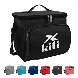 11L Insulated Cooler Lunch Bag W/ Shoulder Strap & Handles