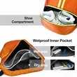 Sports Drawstring Backpack with Wet & Dry Shoe Pocket | https://www.bestnamebadges.com
