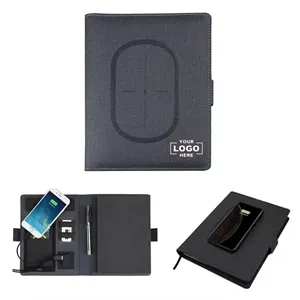 Wireless Charging Portfolio 8000mAh Notebook Organizer