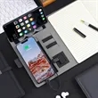 Wireless Charging Portfolio 8000mAh Notebook Organizer | https://www.bestnamebadges.com
