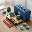 Portable Travel Ceramic Tea Set With Gift Box 13 Pieces | https://www.bestnamebadges.com