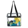 Good Value™ Clear Zippered Tote | https://www.bestnamebadges.com