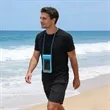 Waterproof TPU Cell Phone Pouch W/ Lanyard | https://www.bestnamebadges.com