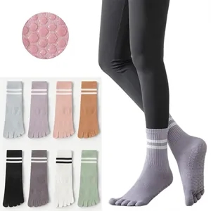 Anti Slip Yoga Pilates Socks with Five Fingers