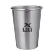 12Oz Stackable Stainless Steel Coffee Mug Pint Cup | https://www.bestnamebadges.com