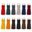 Adjustable Canvas Kitchen Apron With 2 Front Pockets | https://www.bestnamebadges.com