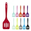 Small Slotted Silicone Spatula With Hanging Hole | https://www.bestnamebadges.com